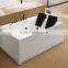 Acrylic Material Freestanding Corner Whirlpool Massage Bathtub