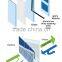 Free sample transparent double glass solar panel for BIPV