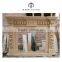 natural marble stone fireplace frame / front door jamb carving