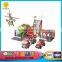 Children cheap new plastic building blocks fire engine 83PCS hot promotion