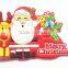 Christmas Snowmen Shaped Soft Rubber Promotional Gift PVC Fridge Magnet