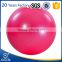 2016 plastic pvc ball, yoga massage balls, gym ball with foot pump in blue