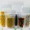 High quality clear stand up plastic packing bag with zipper