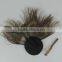 New beads peacock feather hair button party headwear