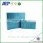 Printed cardboard custom design flat pack rigid cosmetic box
