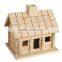 hot selling FSC&ISO9001&BSCI garden wild wooden carved bird cage house hotel for decoration