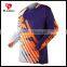 Custom Mountain Bike Jerseys Long Sleeves Cycling Clothing For Men Purple