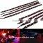New 4pcs/set Red 30cm Waterproof Flexible LED Strip Light 12v for Car and Motor