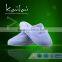 portable style hotel bathroom slipper/soft non-skid hotel shoe/cotton high quality beautiful slippers