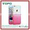 360 degree Full cover protective hard PC shockproof cell phone Gradient Color case with tempered glass for iphone 6 6s plus