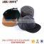 custom 5 panel hat with leather patch