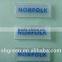 2D or 3D transparent PVC rubber patch for sportwear