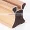 Aluminum profile for furniture wardrobe wood finish