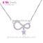 Latest Design Beads Necklace Bow Knot Pendant Necklace, Elegant Fashion Small Fresh