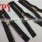 colse end metal zipper for jacket pocket