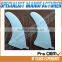 High quality plastic 1+2 center fins surfboard fins/pro comp surfboard fins