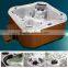 4 Person Therapy Portable Bubble Hot Tub Spa with Heating System JY8003