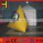 0.9mm PVC Tarpaulin Red Inflatable Triangle Marker Buoy For Racing On Water