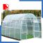 PE Greenhouse with rolling up door and windows, tunel szklarniowy commercial greenhouses
