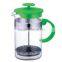 New 350ml 11oz. Tea and coffee plunger coffee maker french press with stainless steel filter