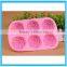 6 Hoel Silicone Cake Mold Silicone Rose Cake Mold Bakeware Rose Cake Mold