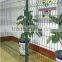Folding Dark Green PVC Coated Welded Wire Mesh Fence Panels