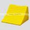 Heavy duty polyurethane wheel chock for mining machine