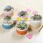 Attractive indoor decor mini bright color ceramic planter