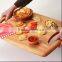 Large wood cutting board serving board carving board with pour spout