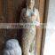 Wood Carved Sculpture with Antique Finish