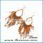 Muti Color bead tassel earrings cheap tassel jewelry for women