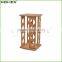 Home Bamboo Revolving Spice Rack with 16 Glass Spice Jars/Homex_Factory