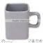 Factory direct wholesale ceramic square mug