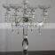 Jingyage customized wedding candelabra with hanging crystals