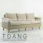 Fiji Wicker Sofa with wooden legs - Contemporary Rattan furniture bench.