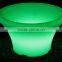 led lighting flower planter, 16 colors change plastic led illuminate flower pot