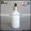 cosmetic oil 30ml glass bottle white 30ml glass dropper bottle for skin care