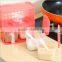 OEM Creative Kitchen Plastic 2 layer 4 samll Box Red-and-Clear Seasoning Container Box Supplier In ShenZhen