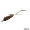 Professional stainless steel cooking spatula with wood handle