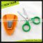 SC022A 3-1/4" carrot shape PP handle school scissors with magnetic