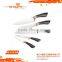 A3391 New Design Hot Sale 5pcs Stainless Steel Knife Set with Titanium Plated
