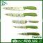 Stainless steel kitchen knife with color coating