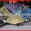 Best selling bamboo paper fan with two sides printing