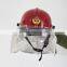 Can Resistant 300 Degree Nylon Anti Fire Fire Fighting Helmet for sale