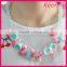 Wholesale cheap crystal fashion statement necklace WNK-246