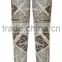 newest fashion jeans print pattern beaded capris skinny pictures sexy jeans women