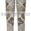 newest fashion jeans print pattern beaded capris skinny pictures sexy jeans women