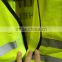 yellow warning hi vis safety vest for kids