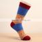 China traditional knitted wholesale polyester stripped sport socks