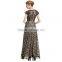 Maxnegio sexy black long lace wrap maxi evening dress for women